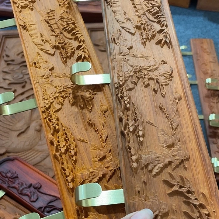 道***然非洲紫檀（红花梨）2山水勾