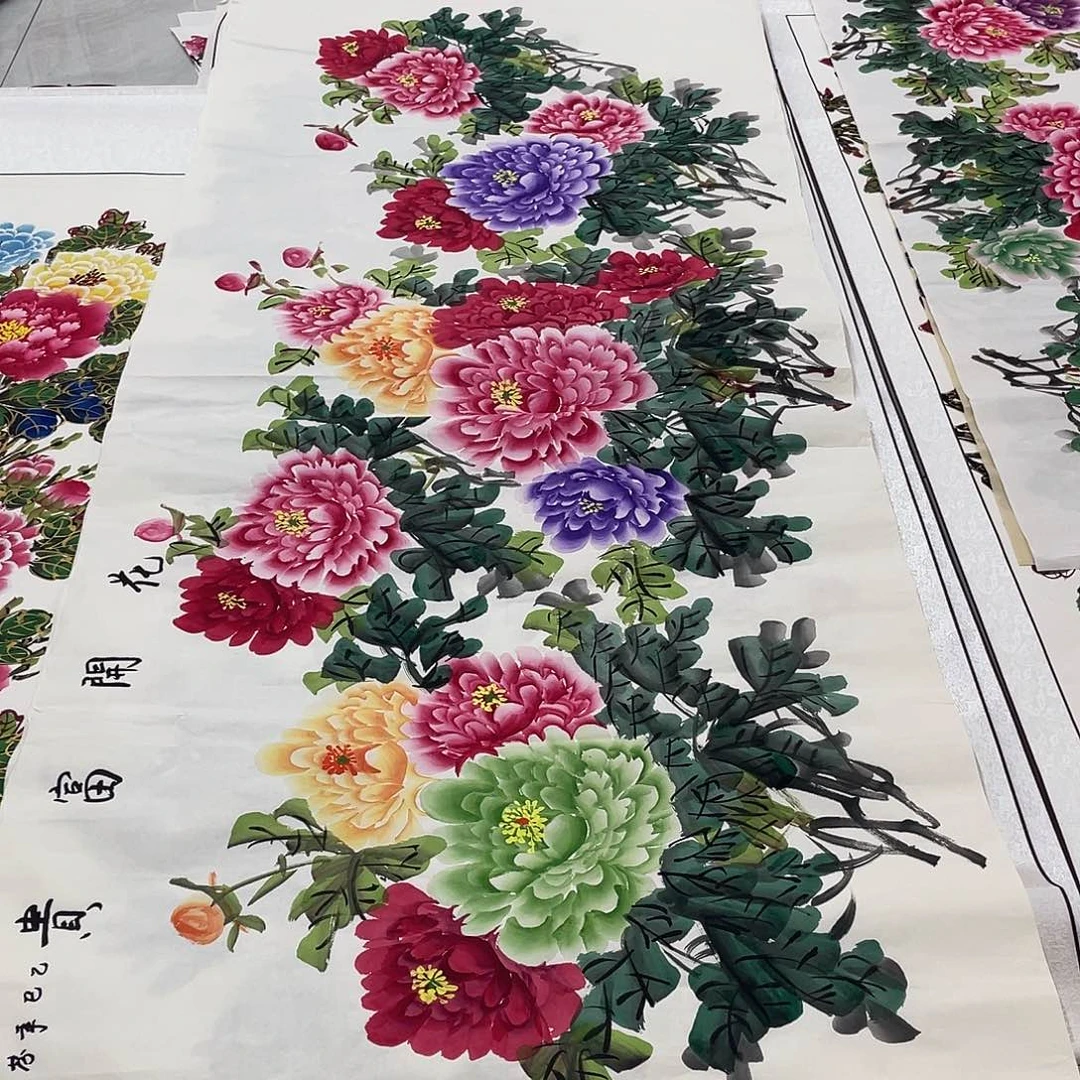 闯***东国画国画作品书法作品原稿小八尺240✖️1米