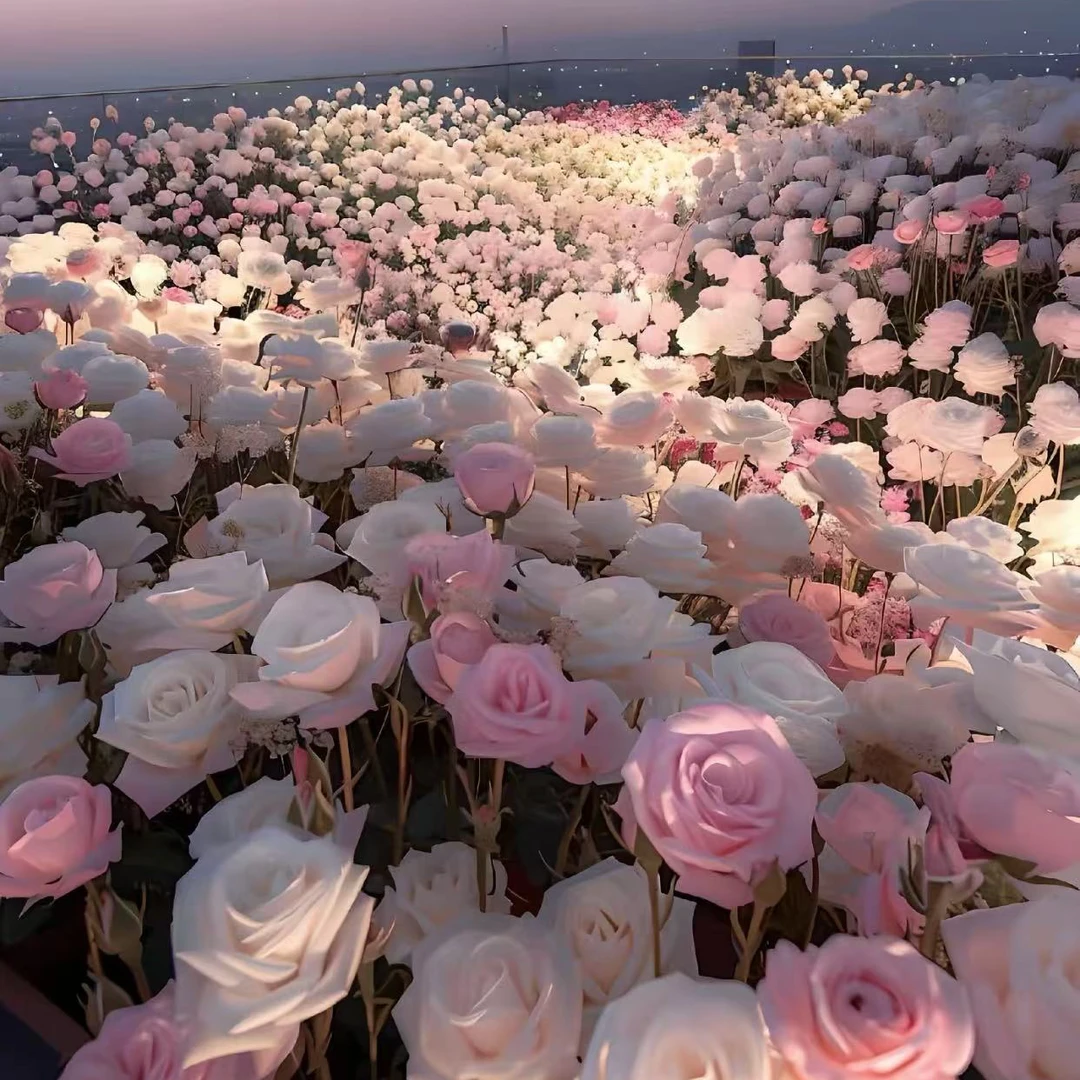 婚庆仿真花直播间编号下单A