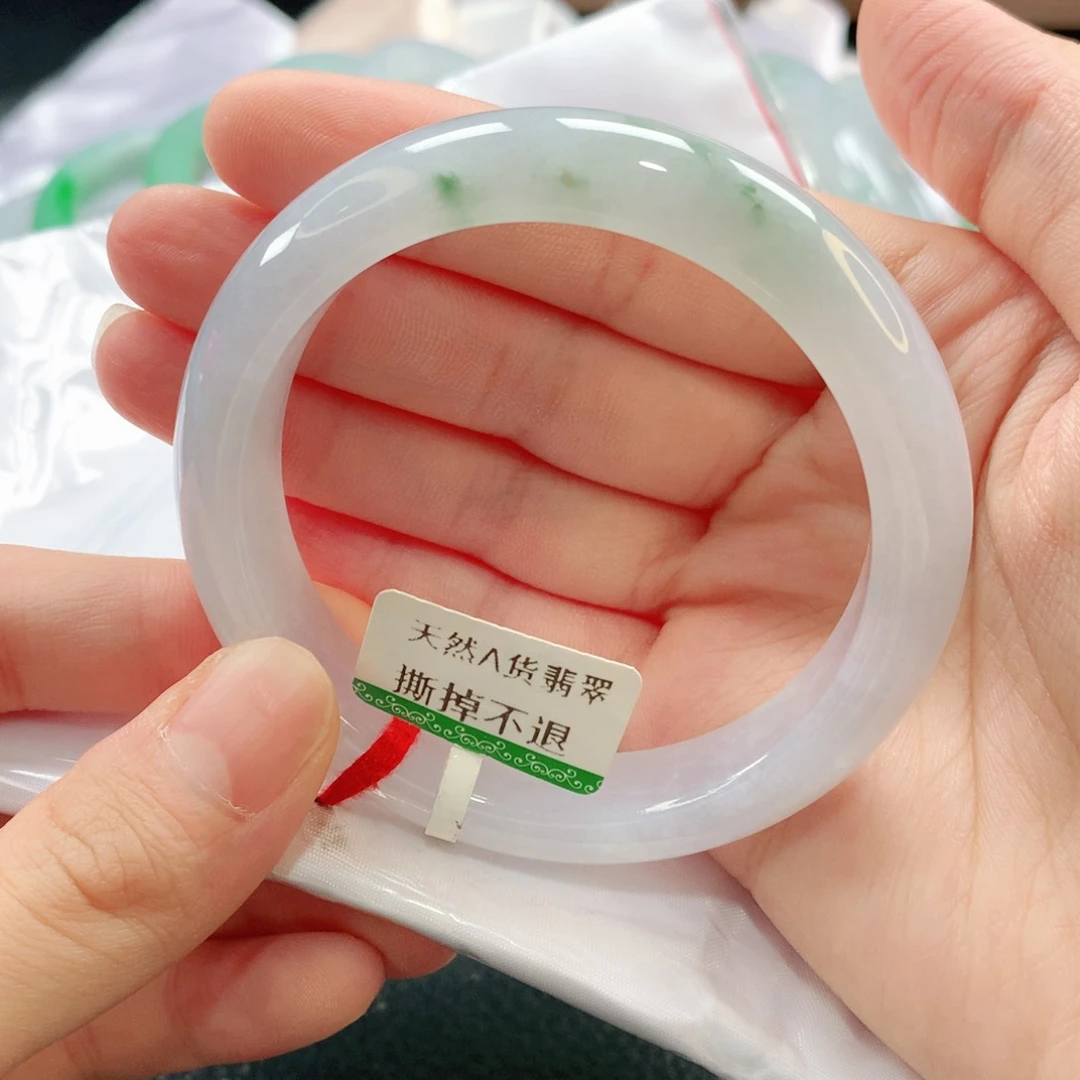 翡翠手镯未镶嵌5455圈