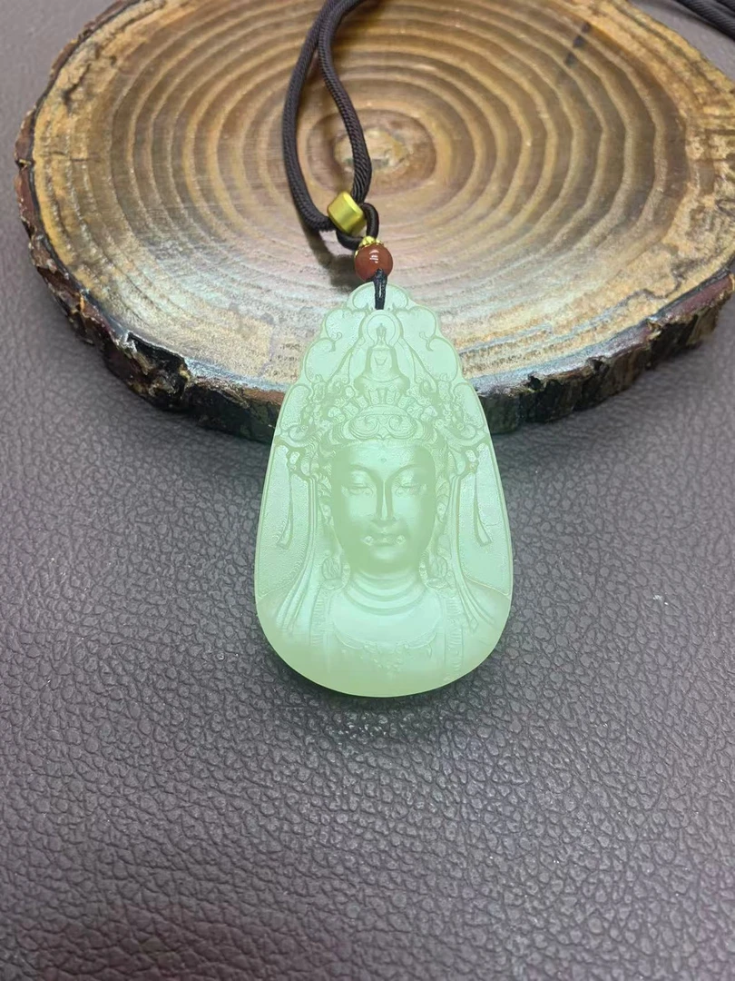 水滴型度母观音头吊坠-百搭-精美-细腻