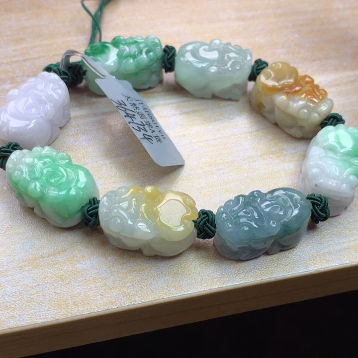 翡翠未镶嵌手链手串