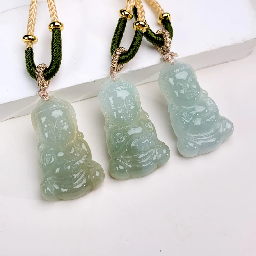 刘思懿天然翡翠宝宝佛吊坠多样性发一件@98977商城