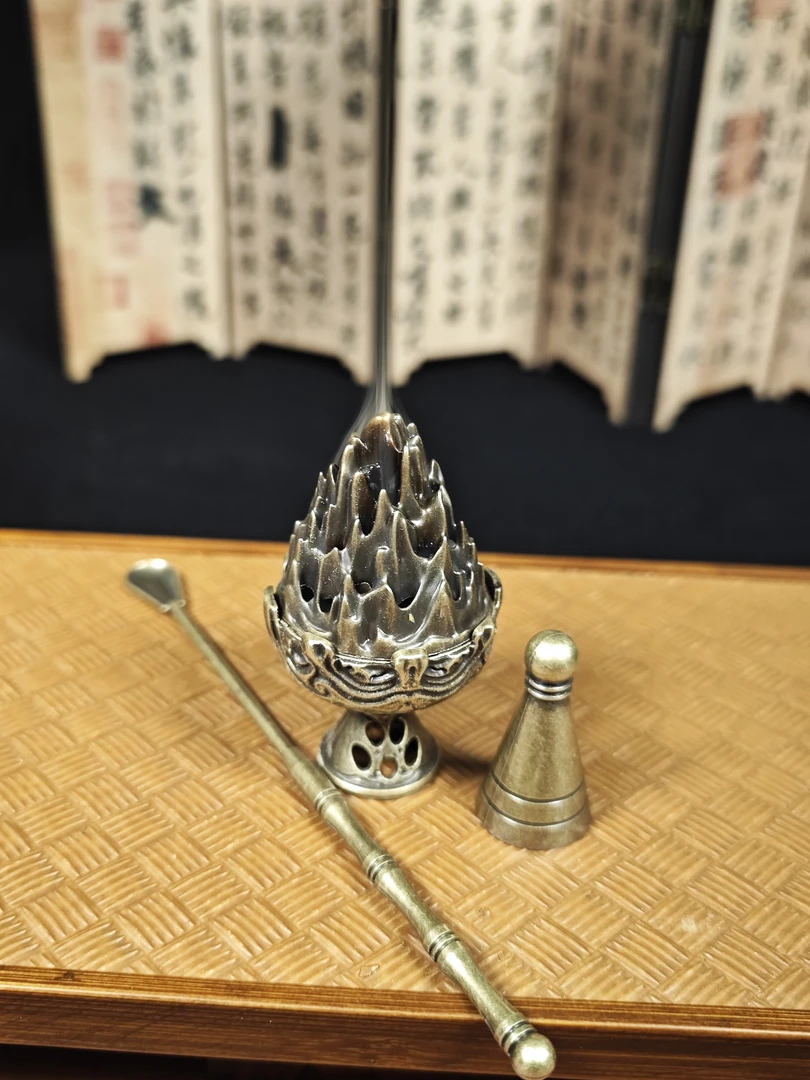 博山炉三件套新手入门打篆工具塔香中式熏香家用博山炉