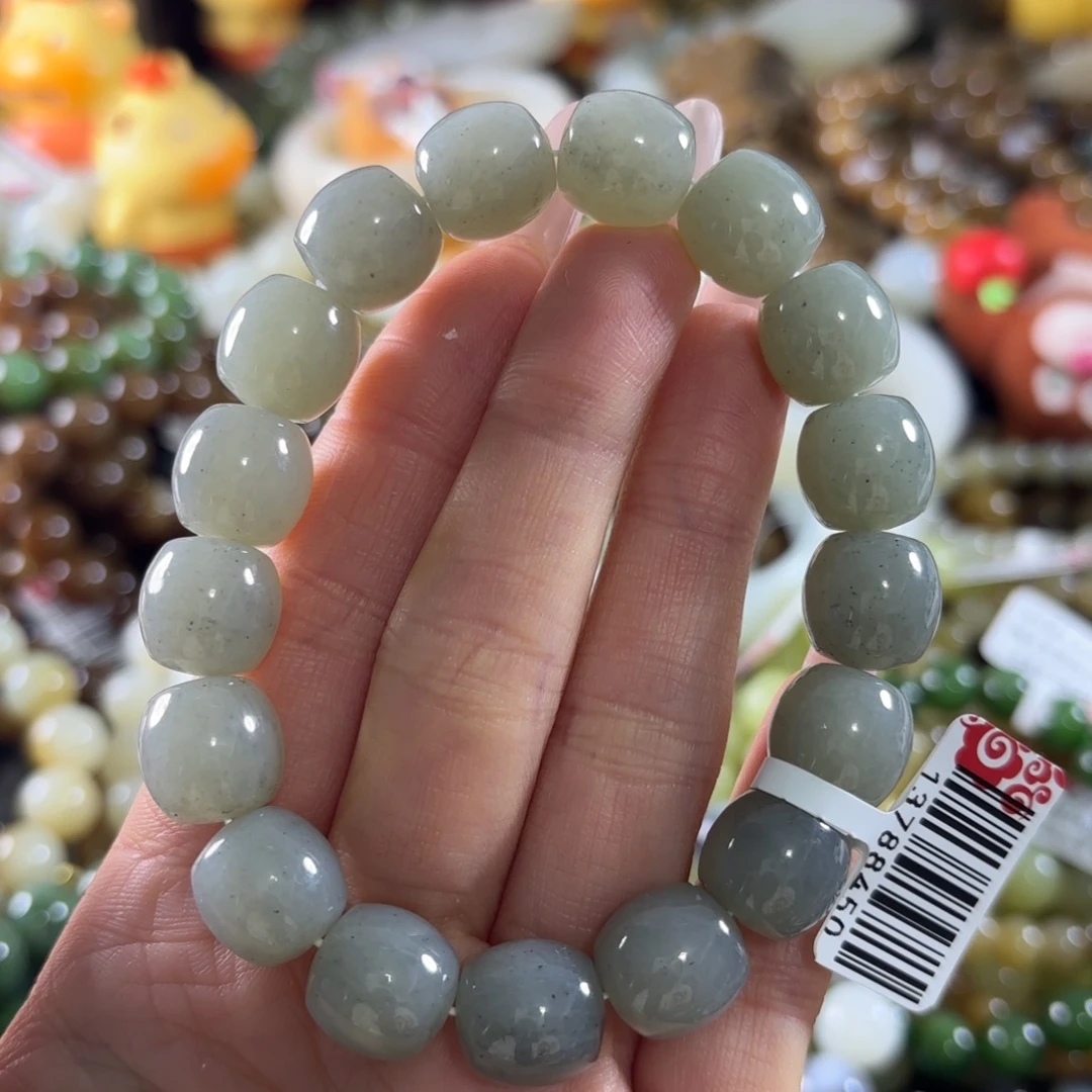 和田玉未镶嵌手串120