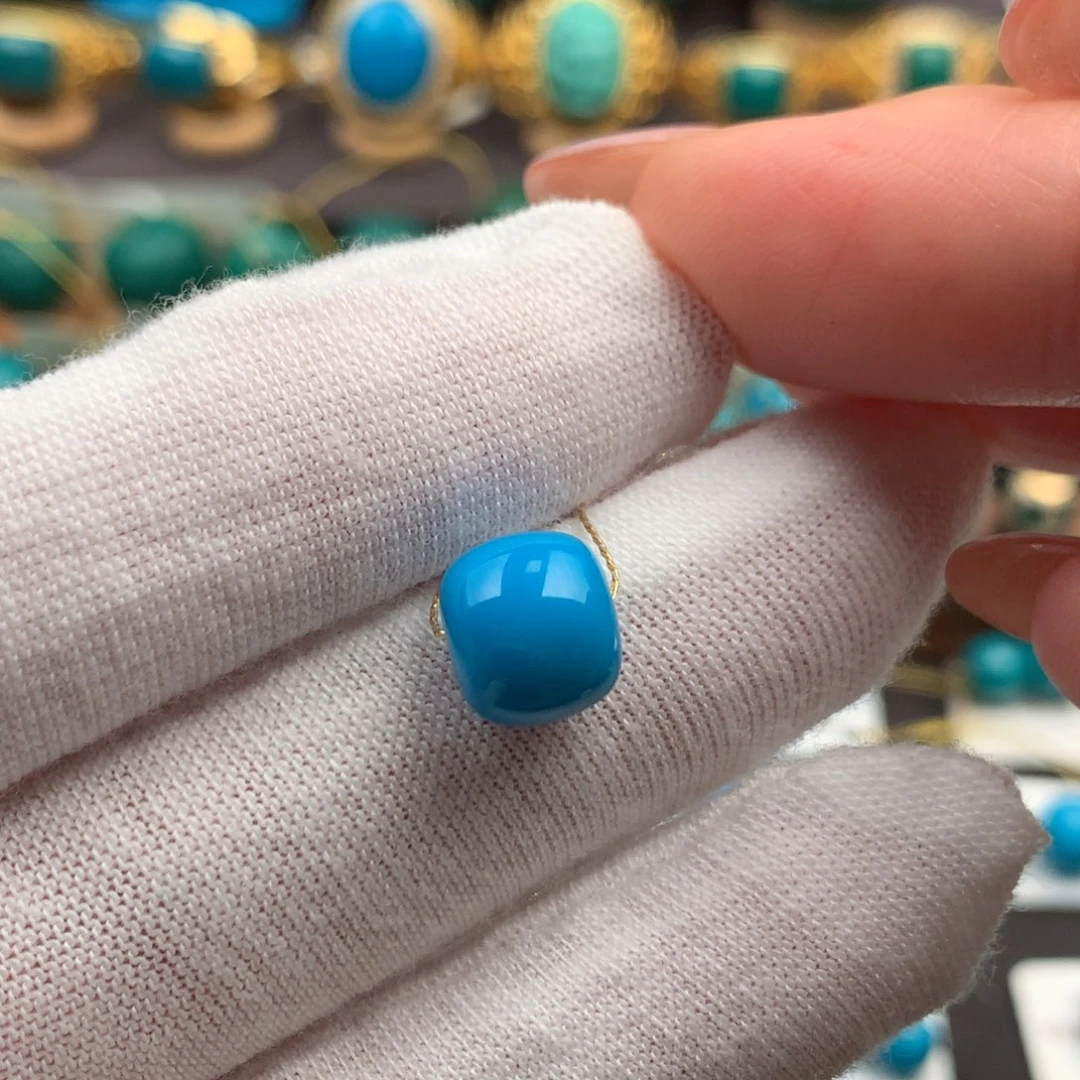 绿松石未镶嵌发饰8.9mm