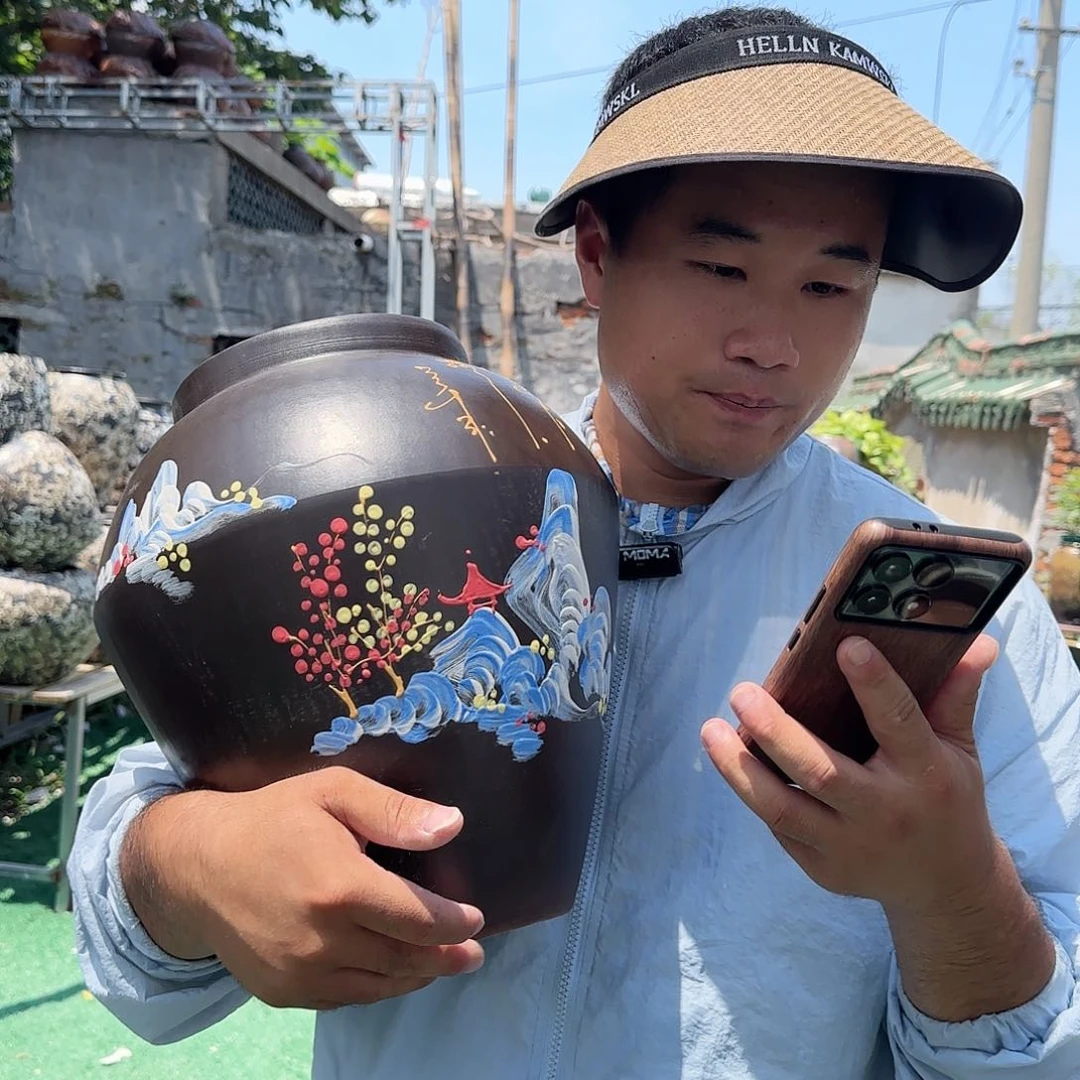 紫砂花盆王嫂花盆0627-551无孔高33口18