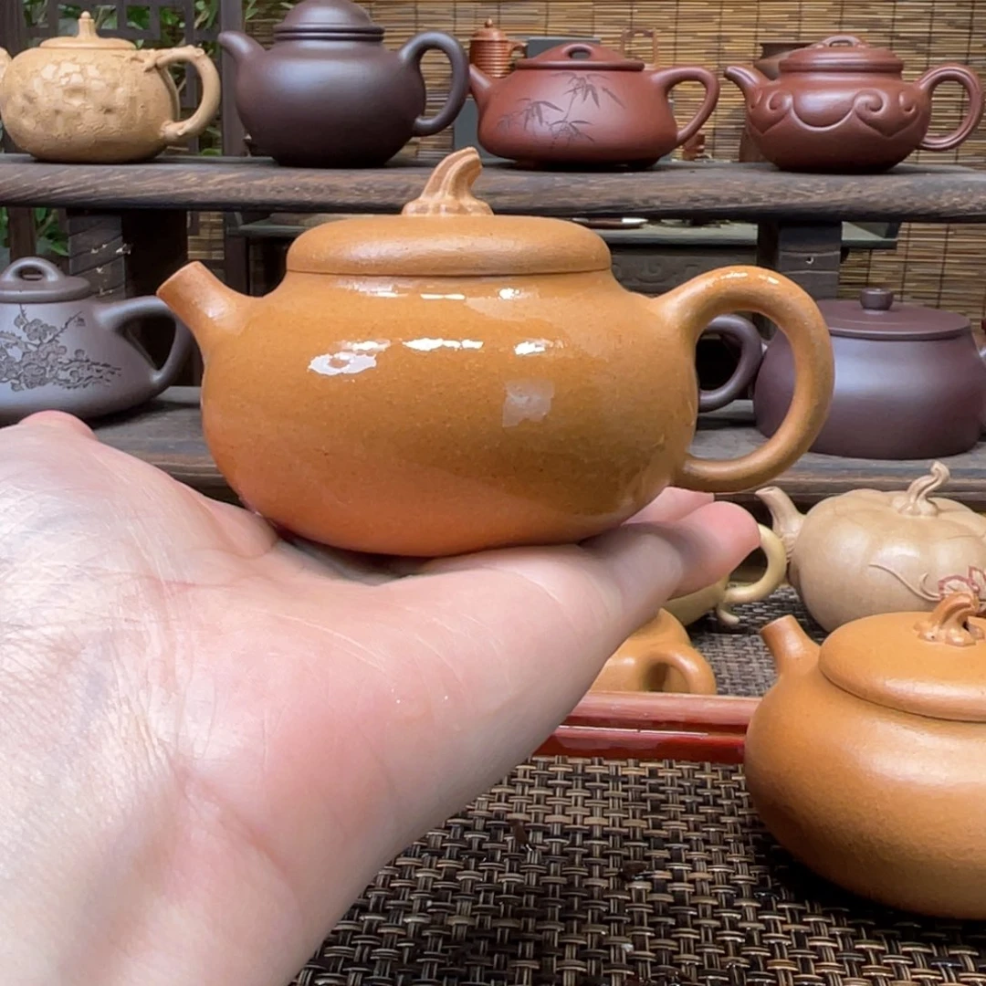 茶壶紫砂宜兴原矿紫砂手工制110