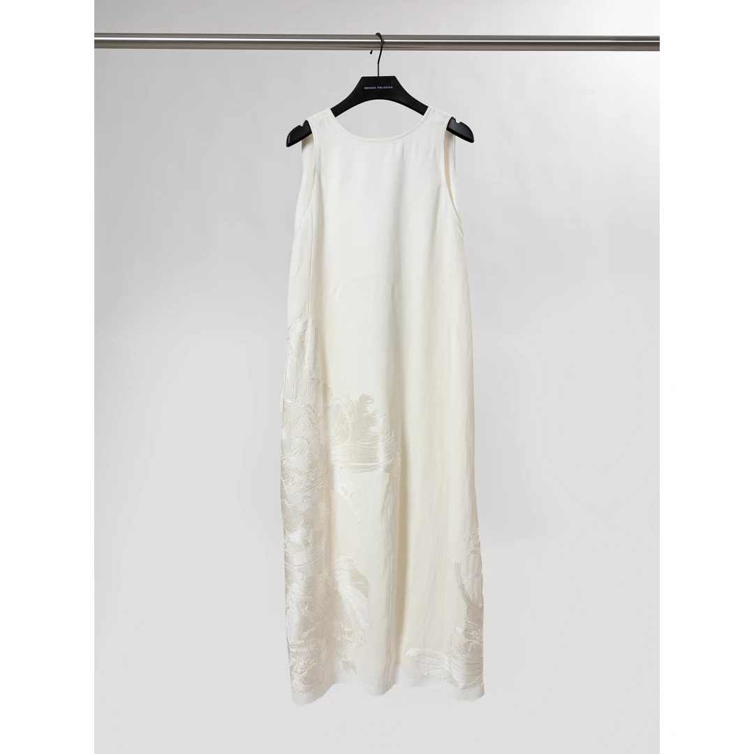 NO退NO换【FELOCCA】重工艺绣线时尚设计女神款连衣裙CC2202