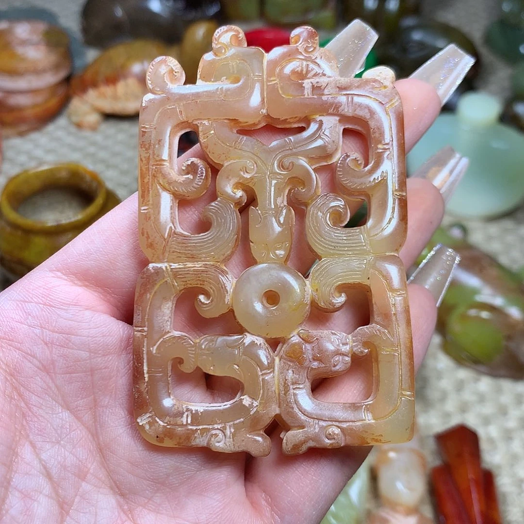 白玉菩提吊坠挂件