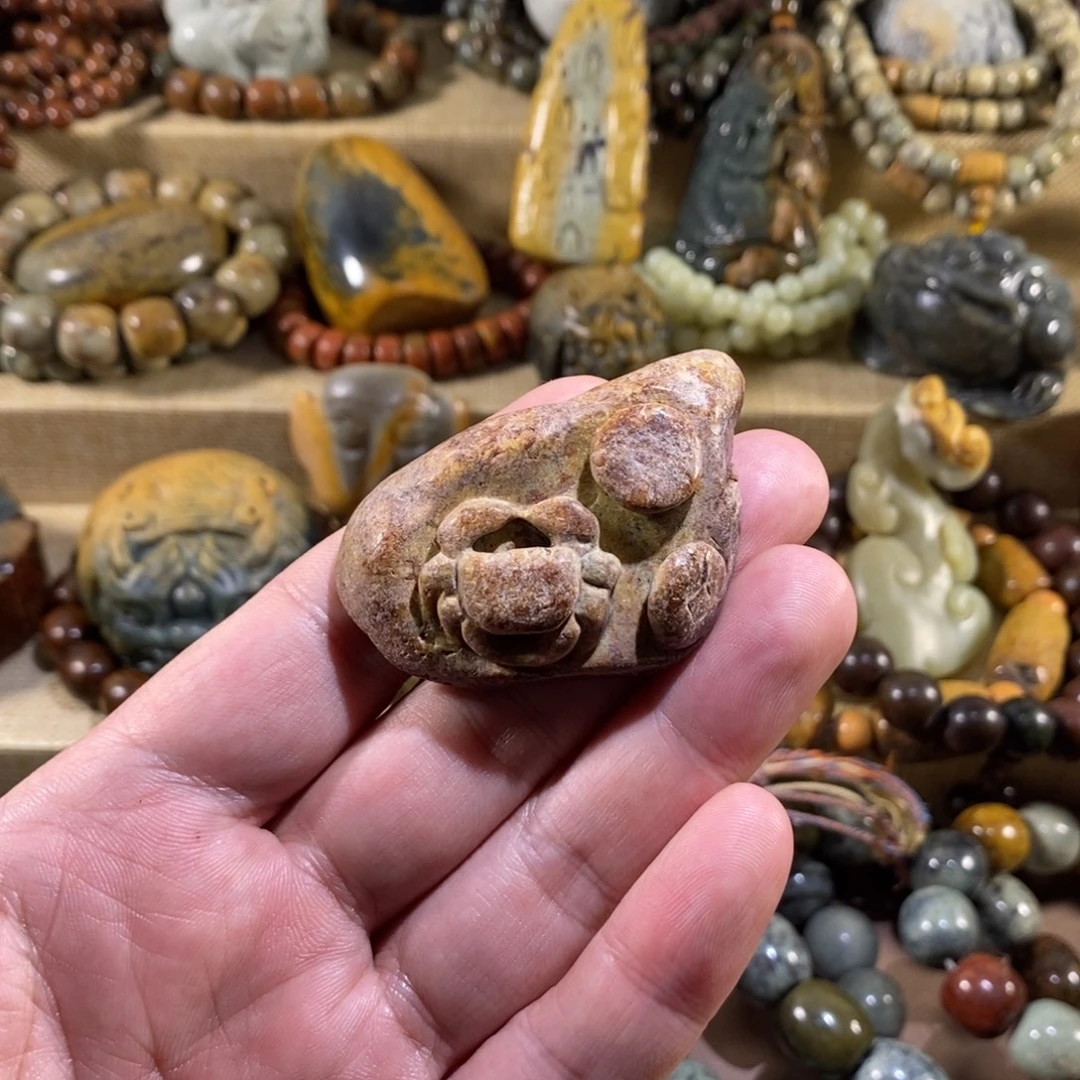 岫岩河磨玉（透闪石质玉）未镶嵌挂件