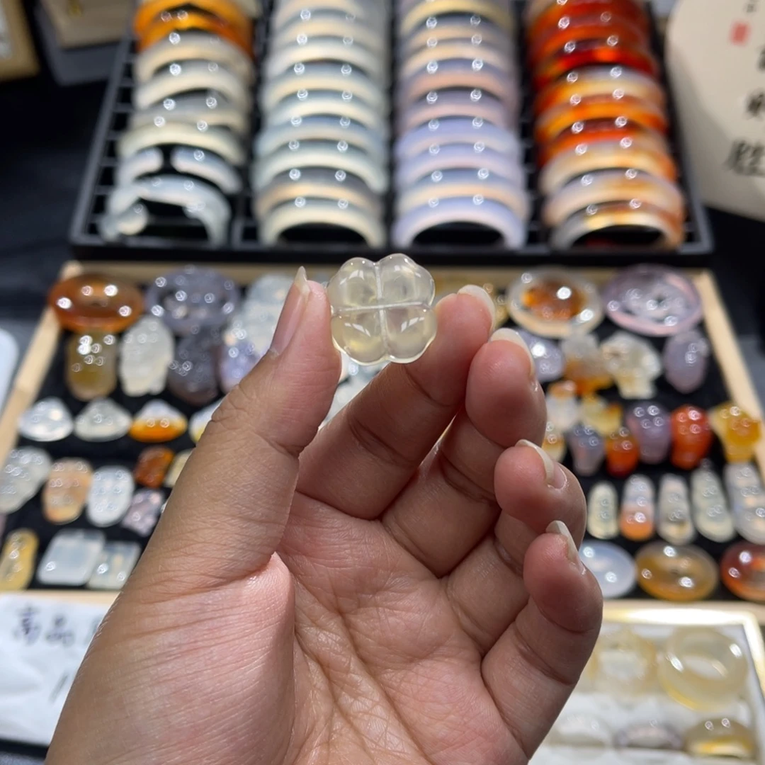 玛瑙/玉髓未镶嵌项链