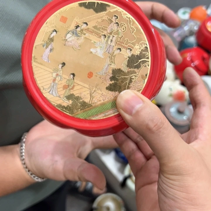 瑕疵福利品陶瓷茶叶罐介意勿拍