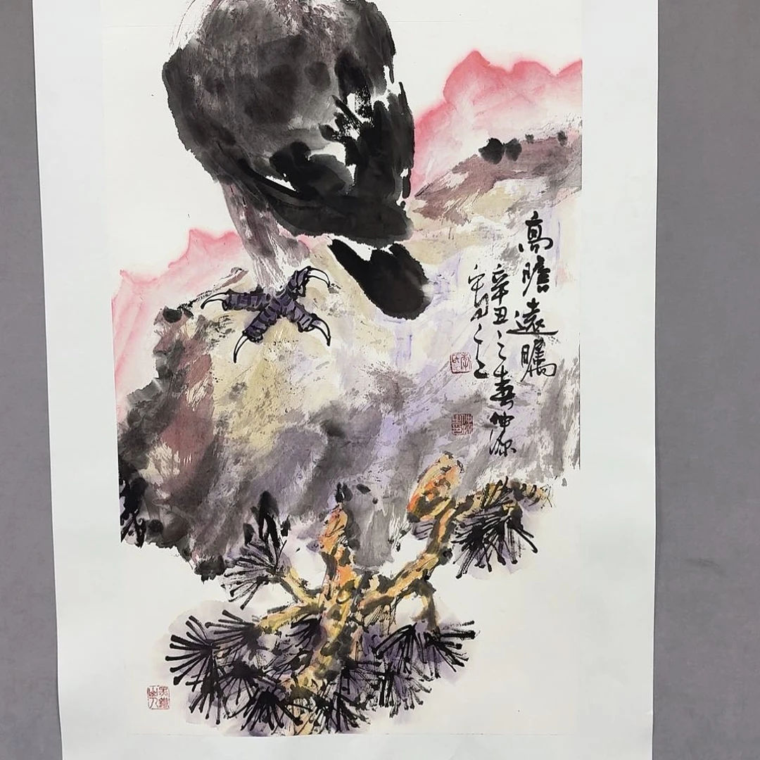 国画亲笔手绘放心去藏