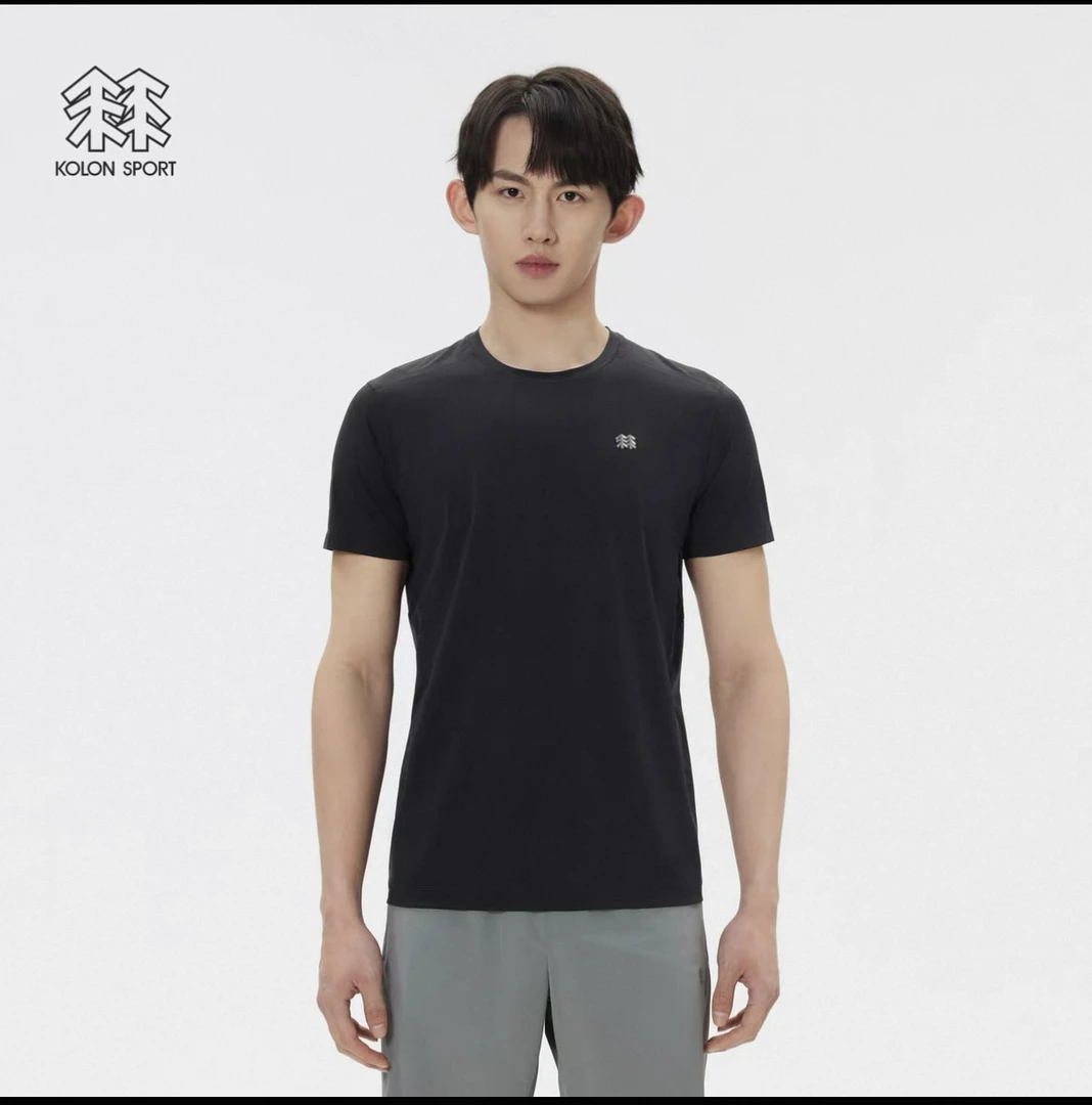 119KOLON SPORT可隆男士圆领短袖T恤轻量接触凉感防晒UPF50