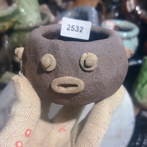 粗陶花盆手工花盆制作