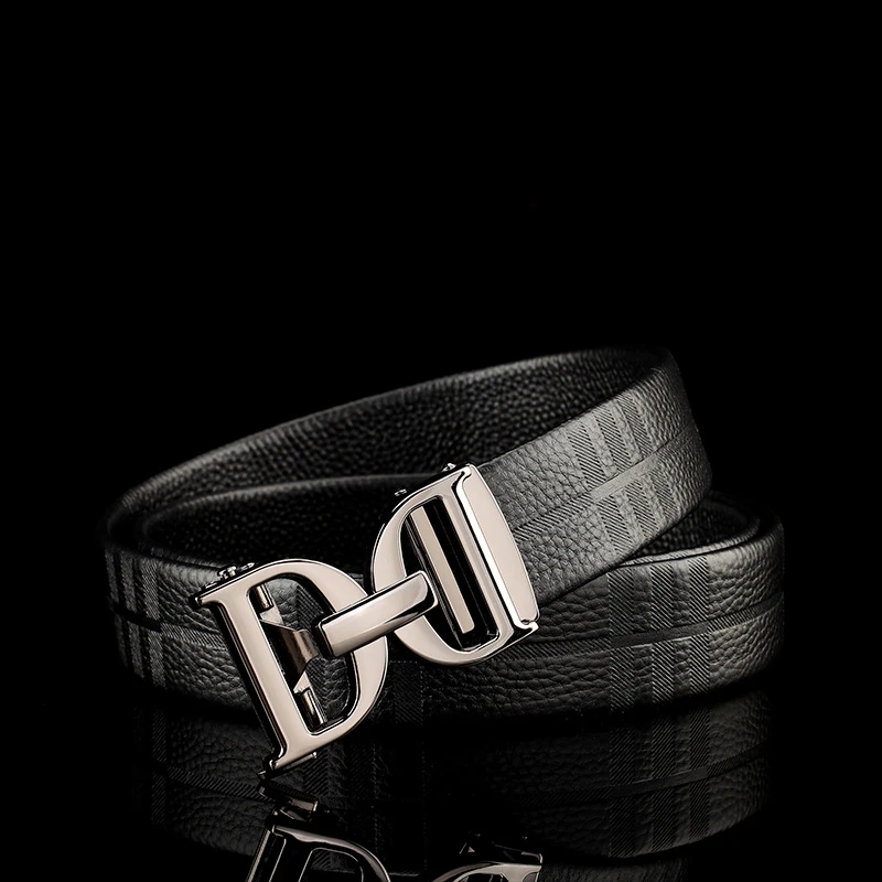 【头层牛皮】男士高档潮流休闲时尚商务轻奢百搭皮带S8102TD【ZBJ】