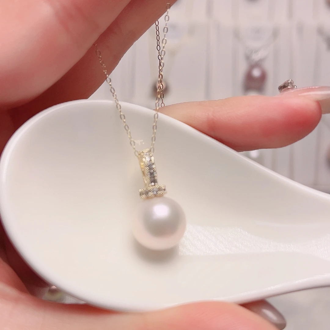 未镶嵌淡水珍珠吊坠(赠链)