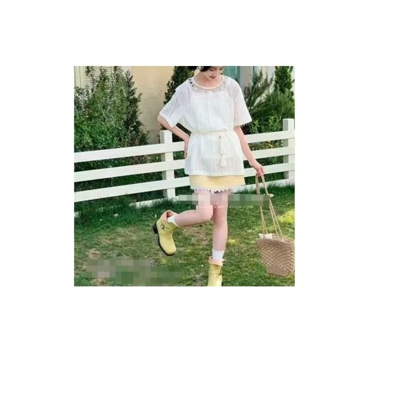 885177 夏款两件套背心波西米亚风上衣