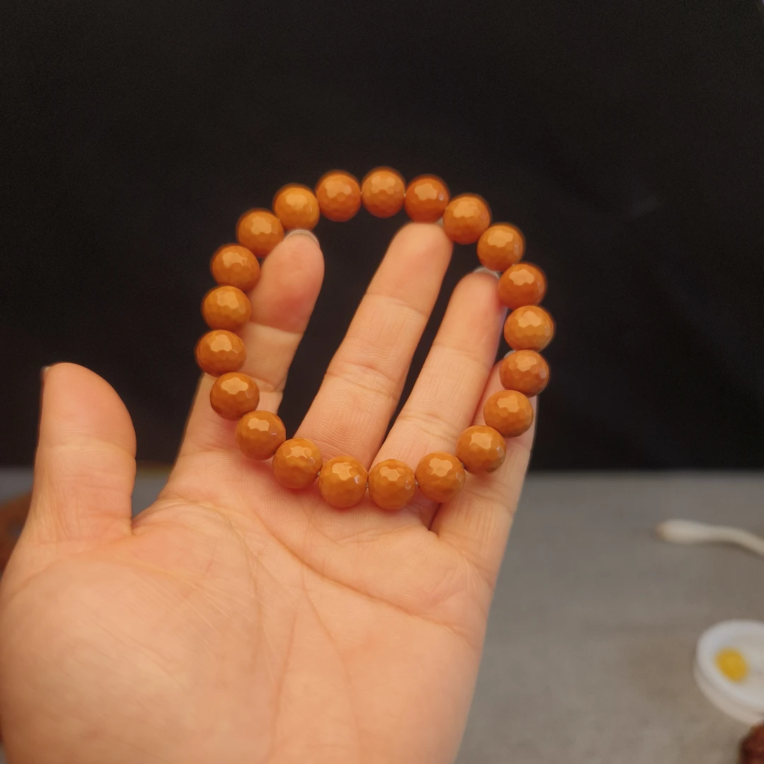 猴头核桃精工高抛的钻面手串