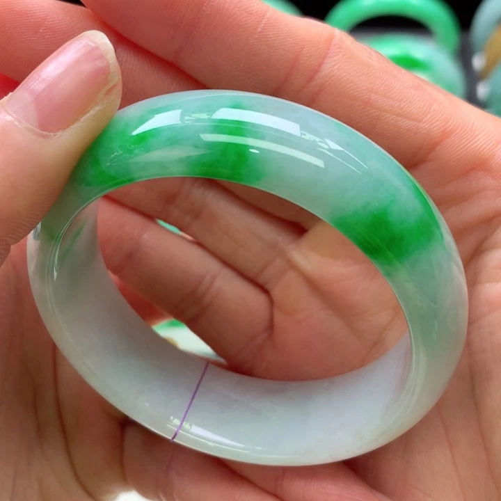 【闪购商品】翡翠手镯未镶嵌天然翡翠手镯
