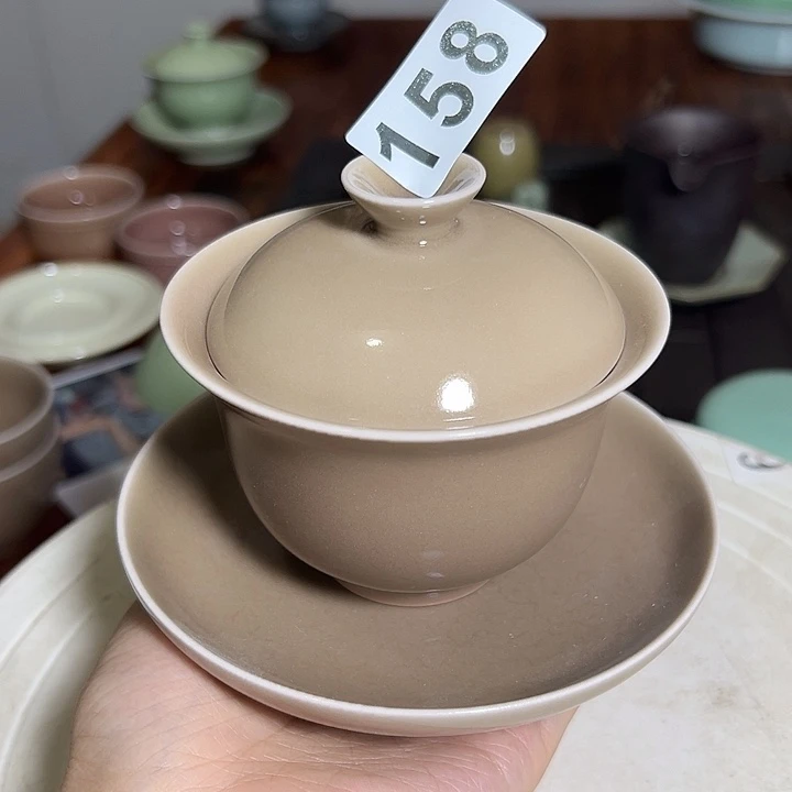 龙泉云间青瓷小米茶器