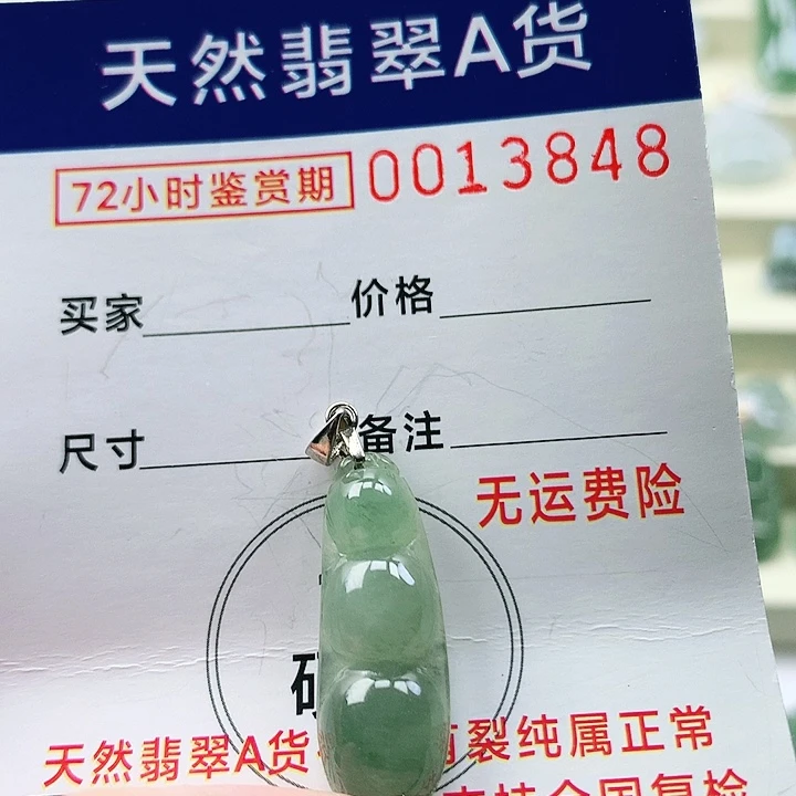 颈饰未镶嵌翡翠吊