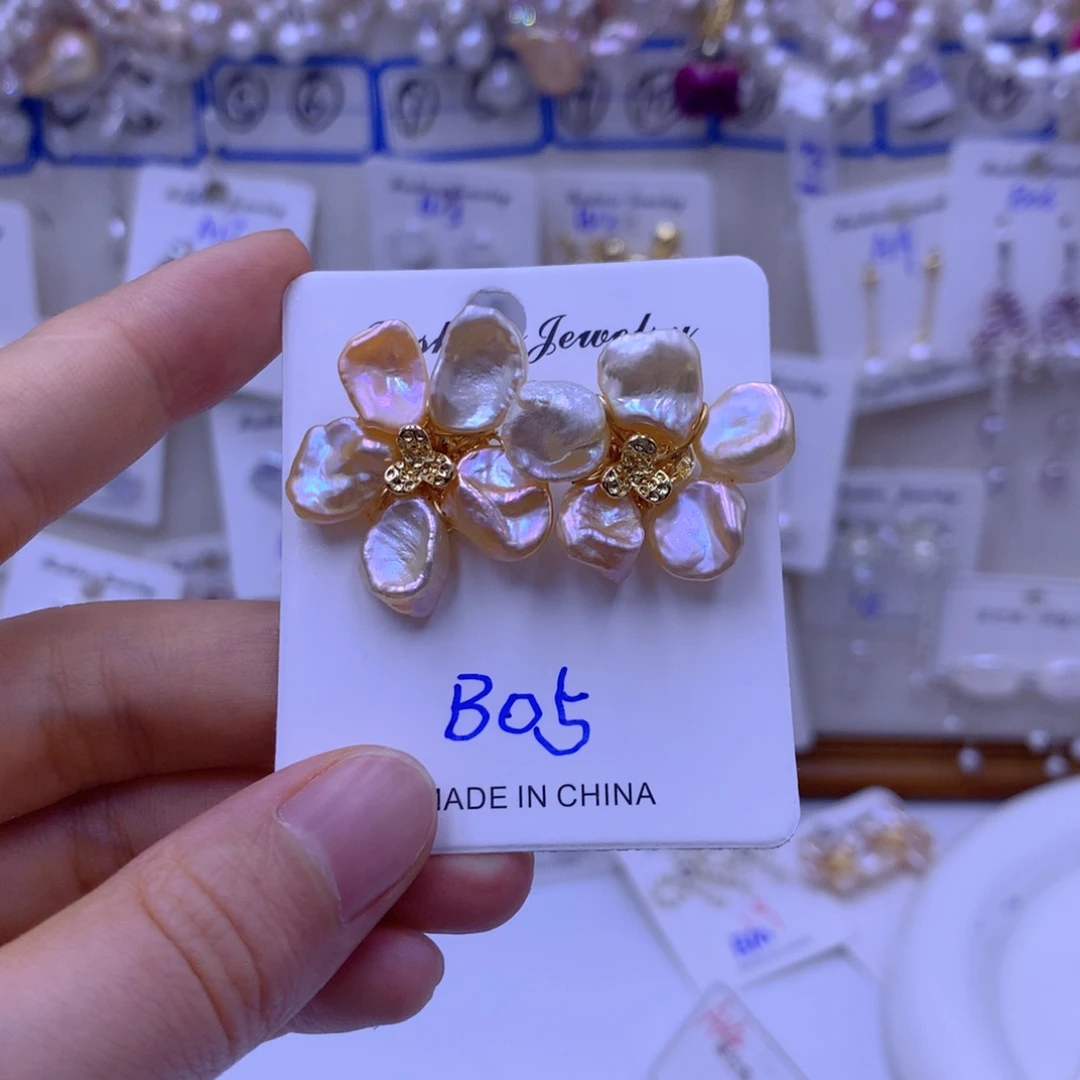 淡水珍珠合金颈饰