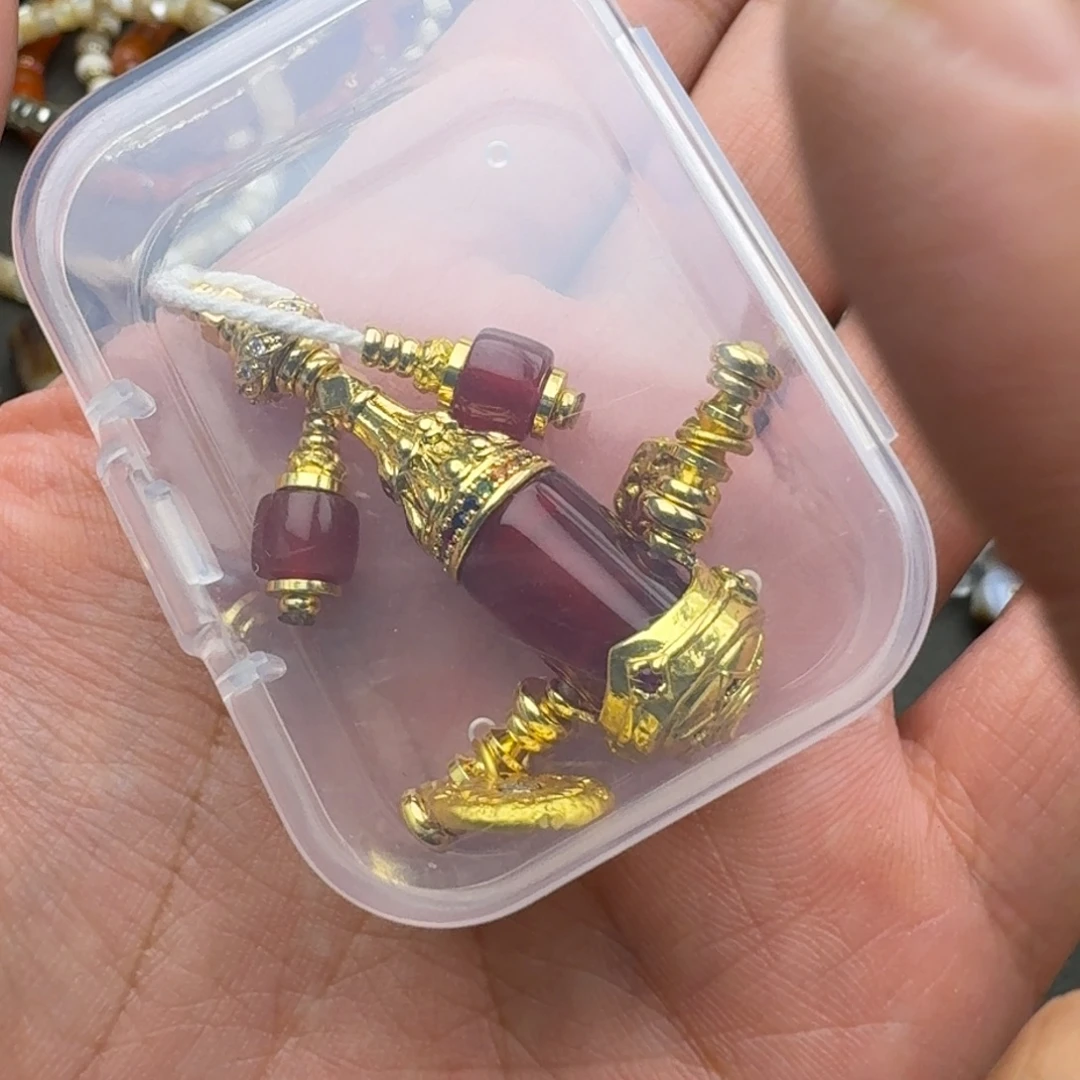 镀金盔甲三通套装一套