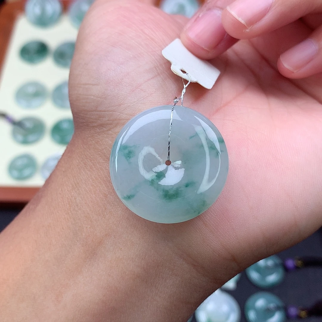 颈饰未镶嵌翡翠18 尺寸28.4-6.2