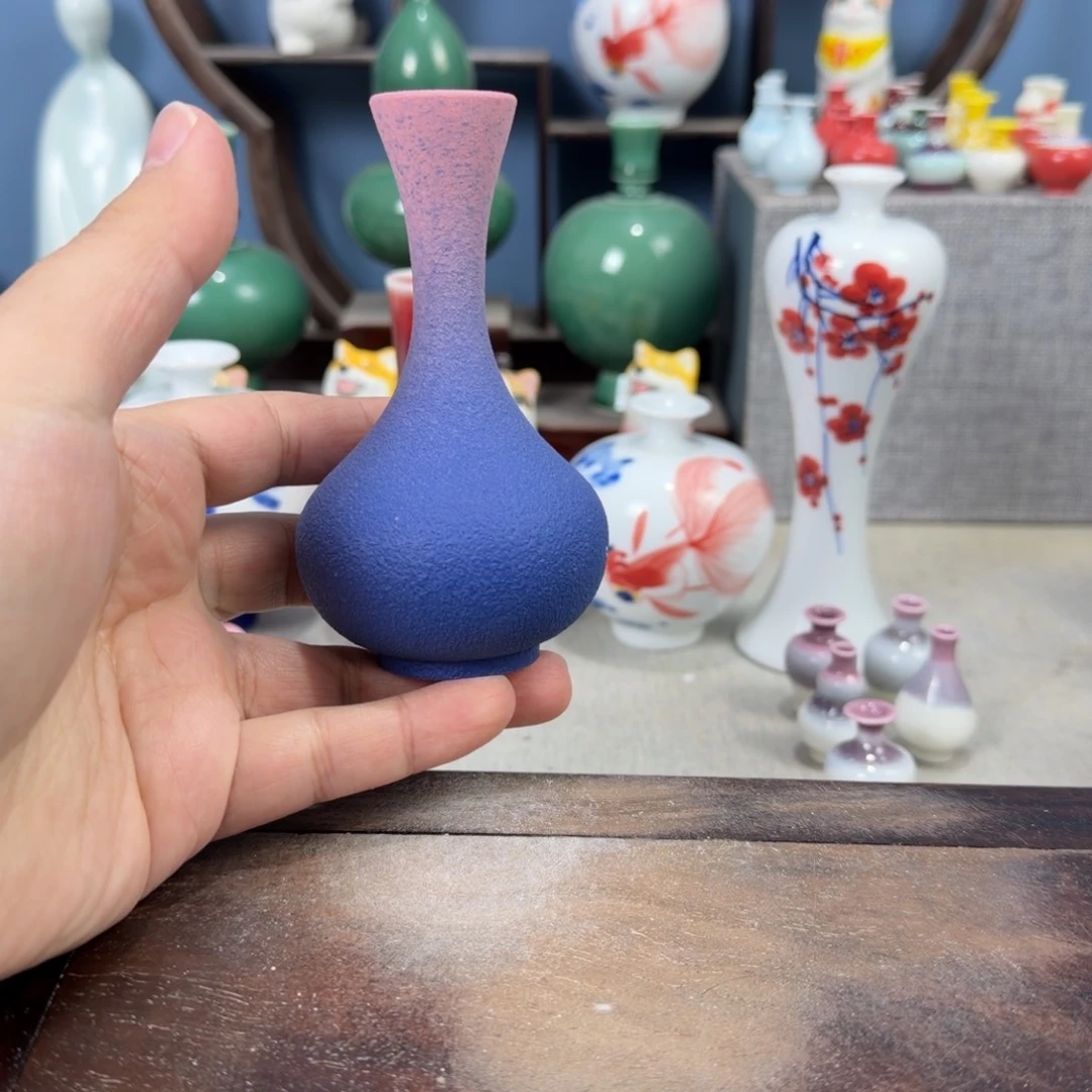 陶瓷手工小花器摆件