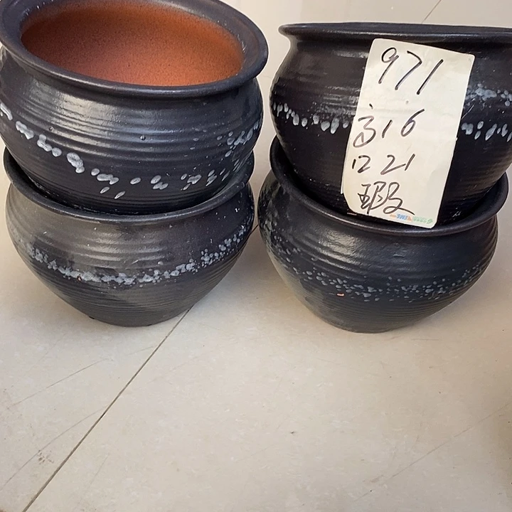 粗陶红陶绿植花盆971