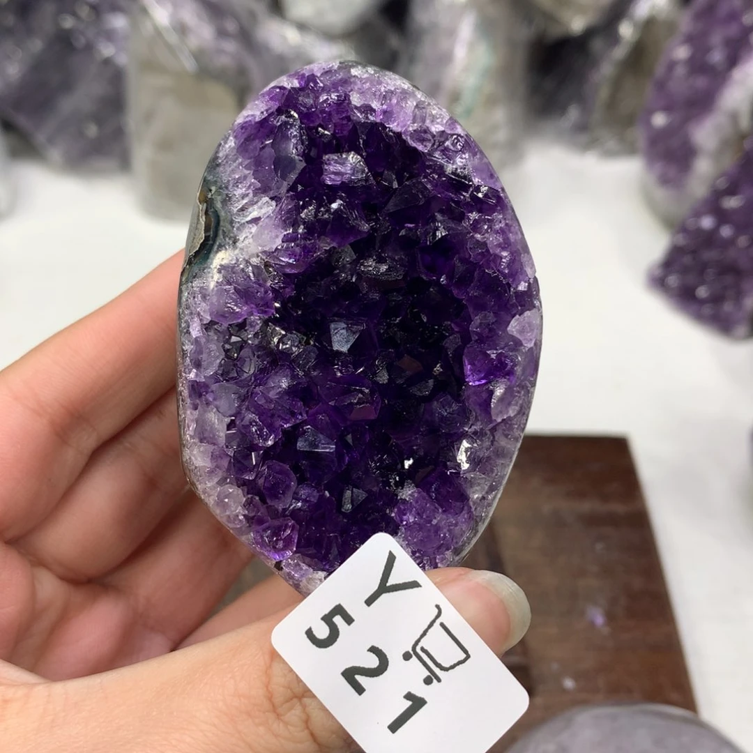 紫晶摆件未镶嵌水晶