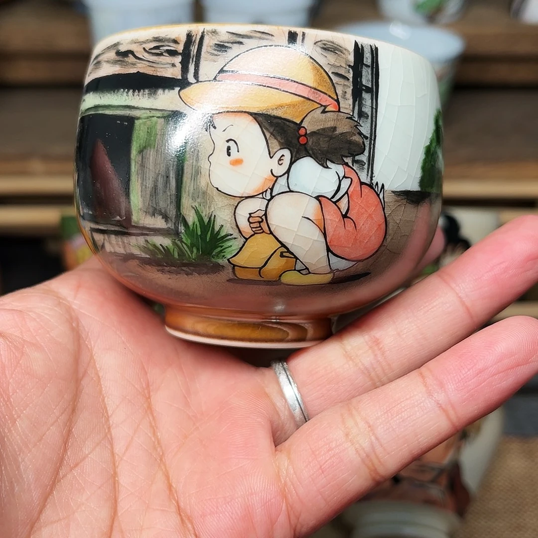 杯景德镇陶瓷手绘主人杯