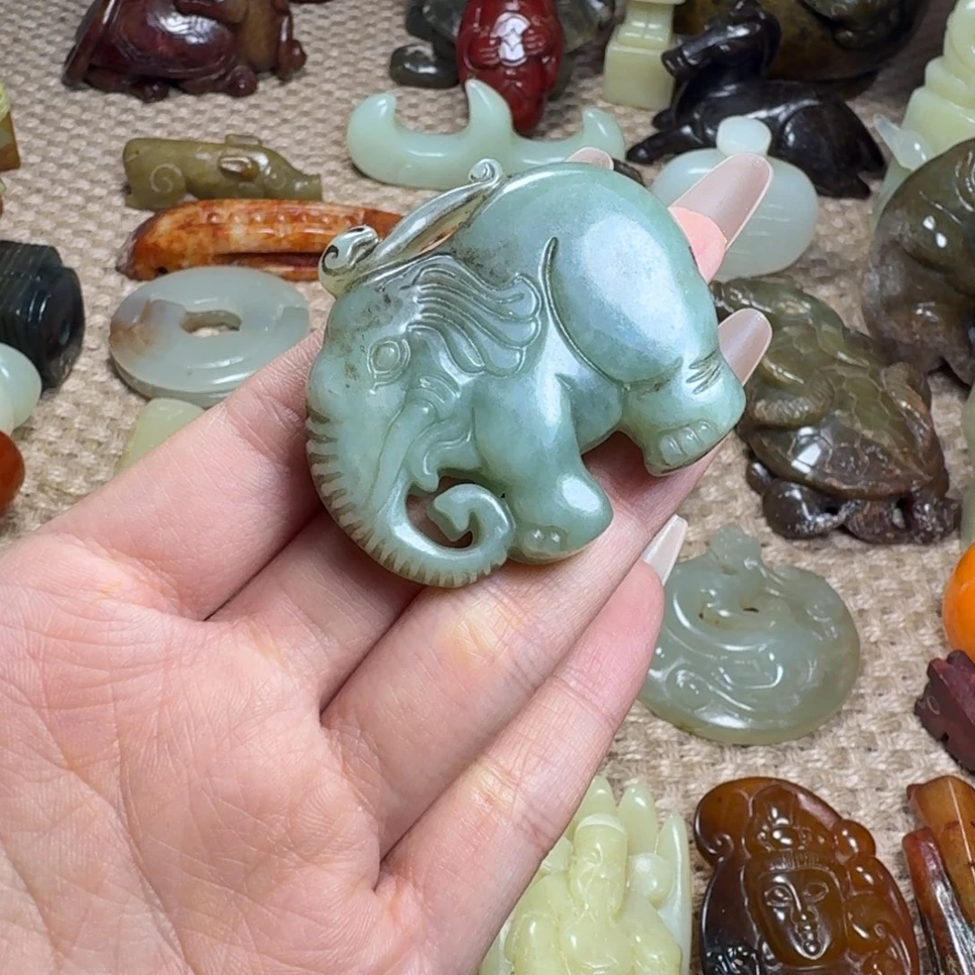 白玉菩提吊坠挂件
