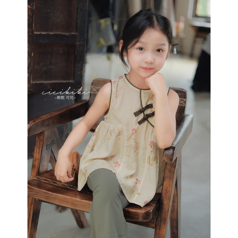 现货【花间酒】女童夏款韩版儿童古风汉服熙熙可可BX2427