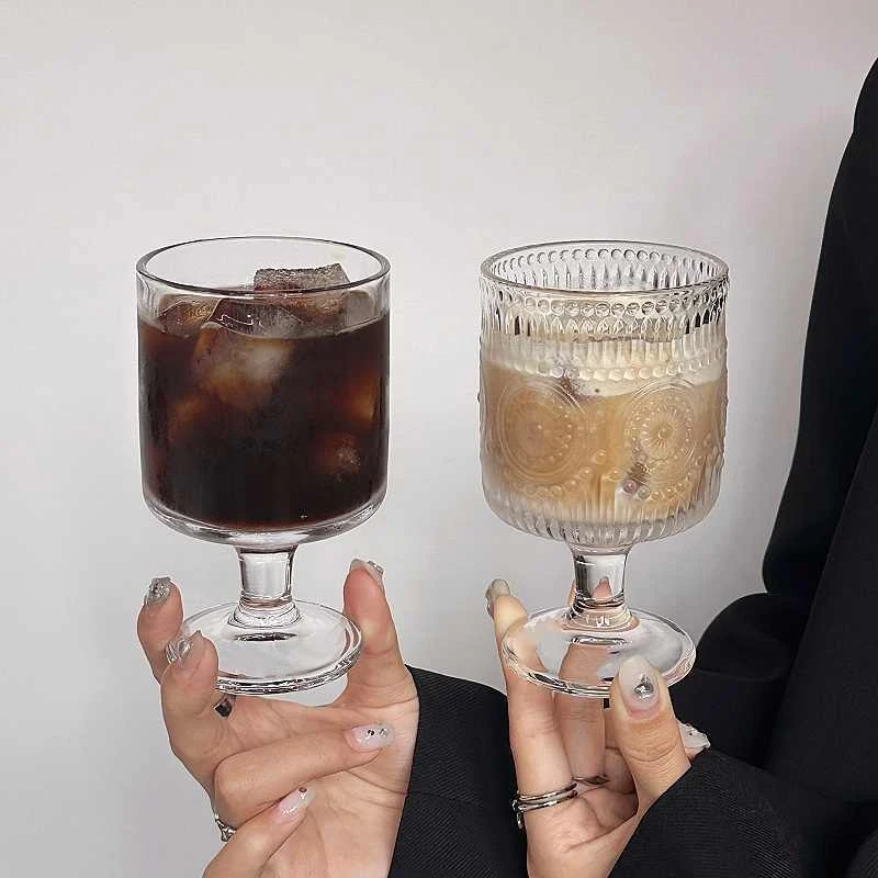 纯色易清洗平底款便携ins风酒杯冷饮杯茶杯早餐杯