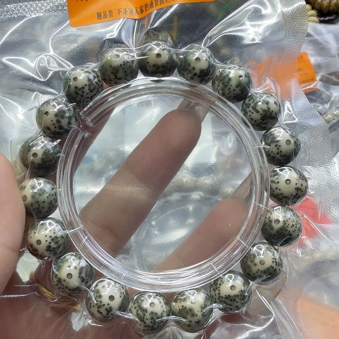 手串星月菩提32殿堂卡姿兰青花星月菩提13圆单圈