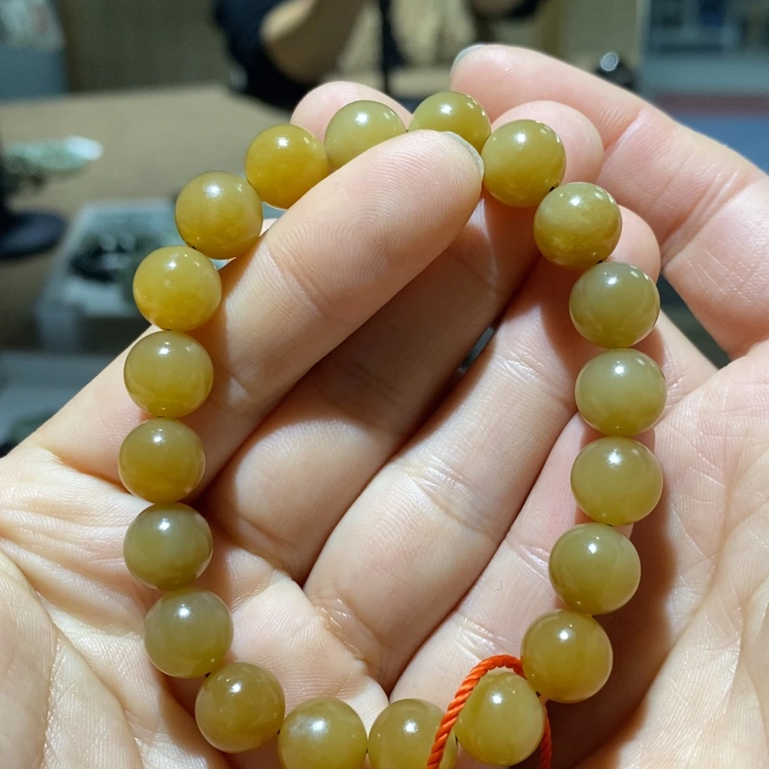 和田玉未镶嵌手链110