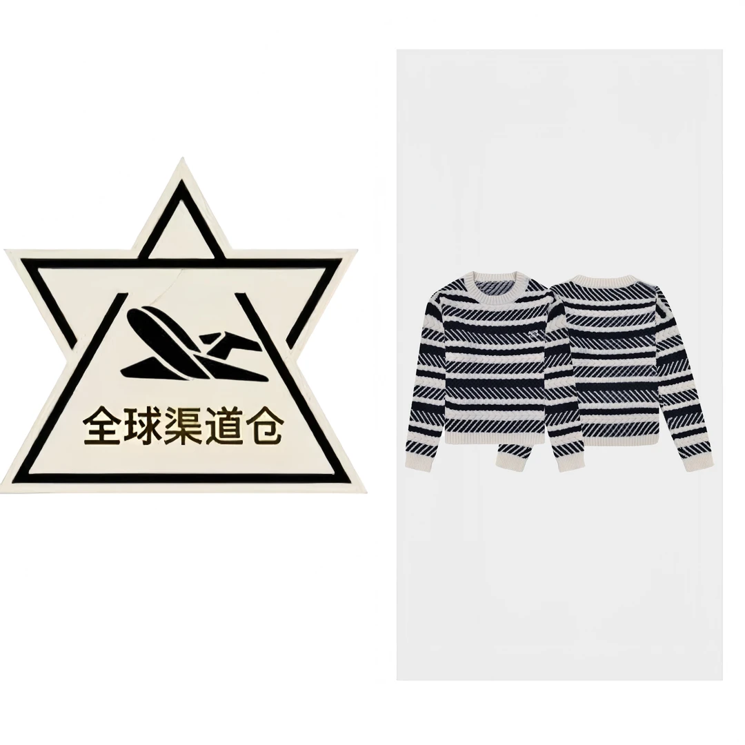 【全球仓】潮牌女装设计师品牌时尚百搭毛针织#17-CX-0111