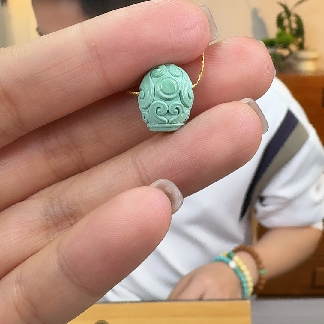 绿松石未镶嵌珠宝半成品