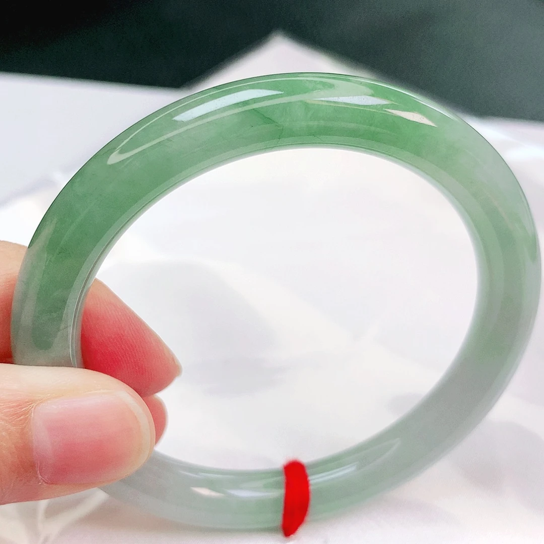 翡翠未镶嵌手镯缅甸天然a货翡翠手镯