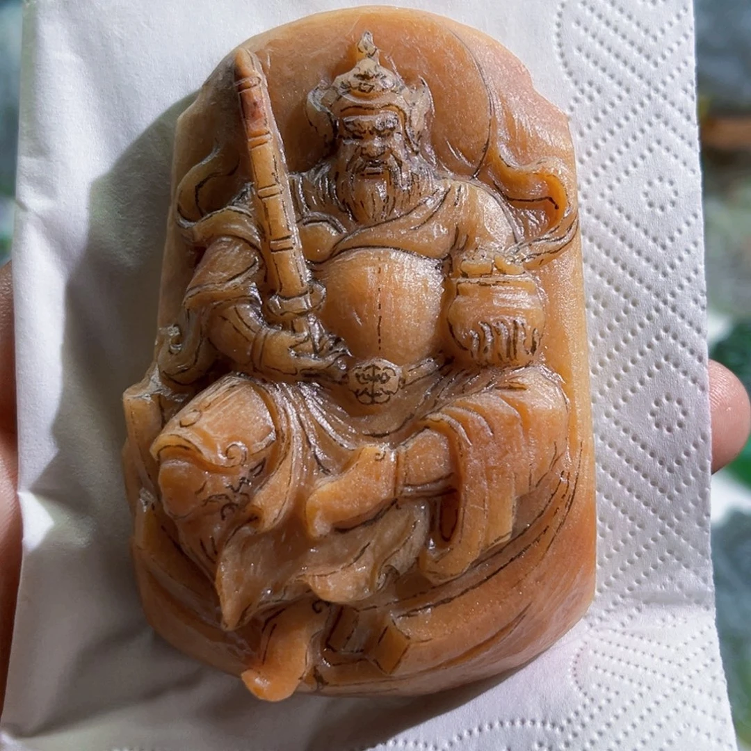 哲***@定制翡翠未镶嵌定制翡翠未镶嵌财神挂件不退不换