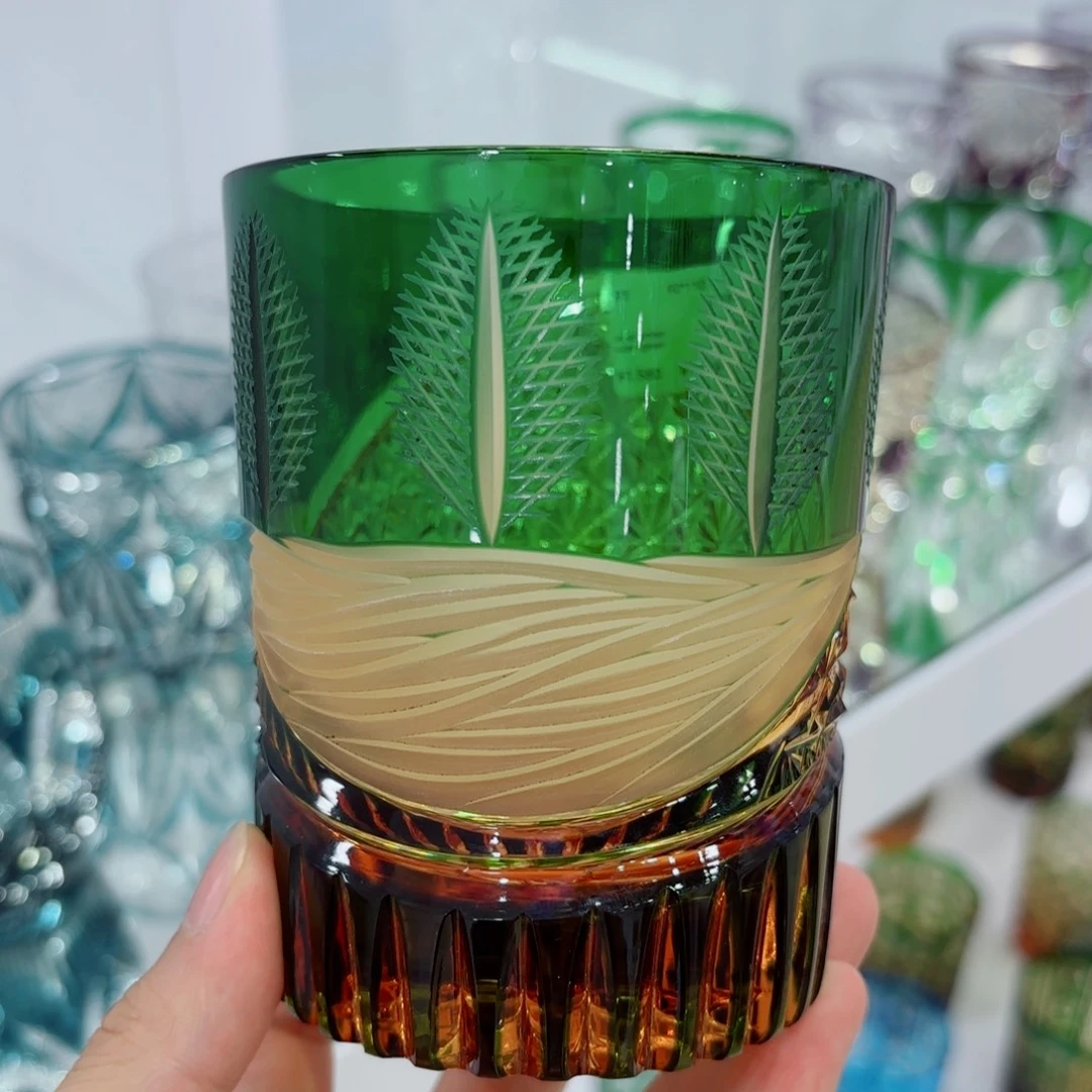 手柄款水晶玻璃-威士忌杯水晶杯