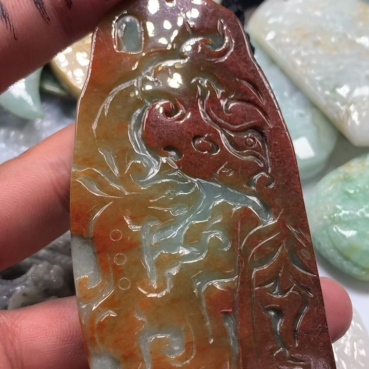 颈饰未镶嵌翡翠保真天然a货翡翠