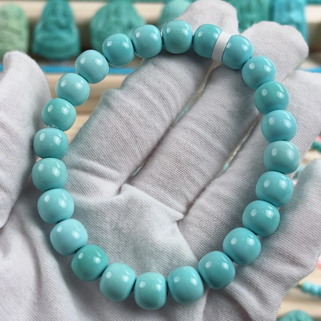 未镶嵌绿松石尺寸9.5mm