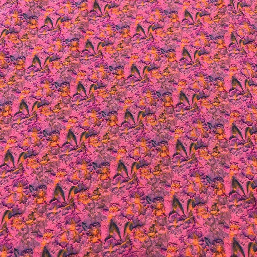（水墨画红花）木棉缎布料，柔软透气丝滑亲肤，连衣裙旗袍