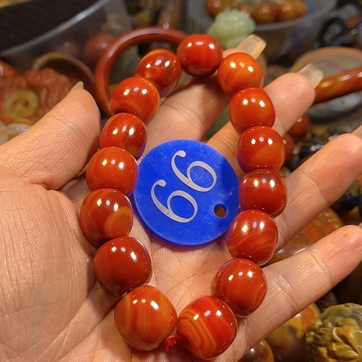 玛瑙/玉髓手链未镶嵌钢**生