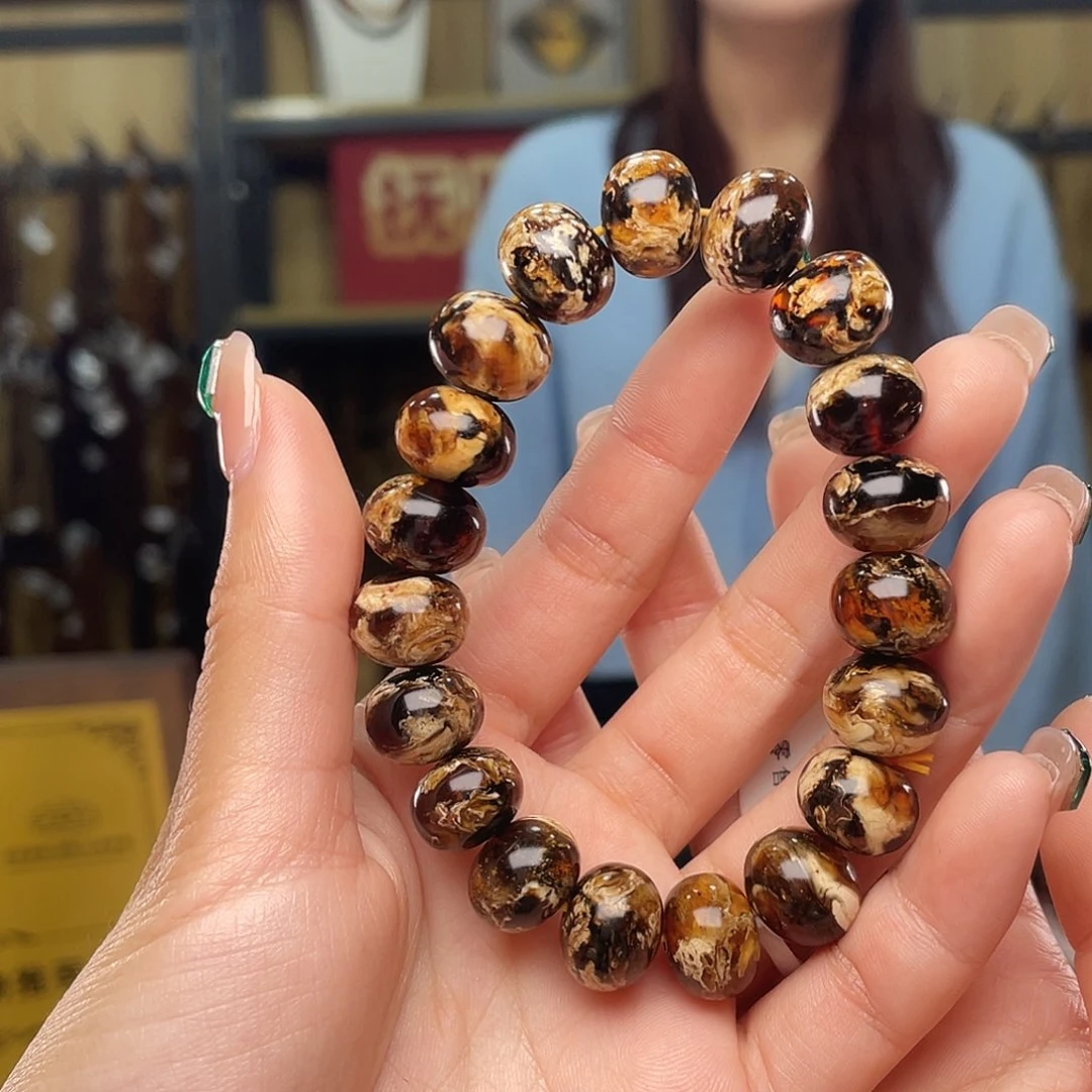 琥珀裸石未镶嵌13熊猫珀