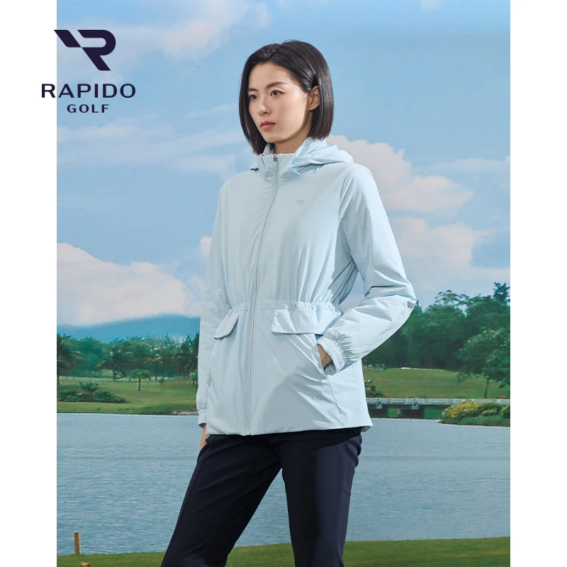 【新品】RAPIDO雳霹道2025年春女士GOLF高尔夫可拆帽棉服VP5Z38P02